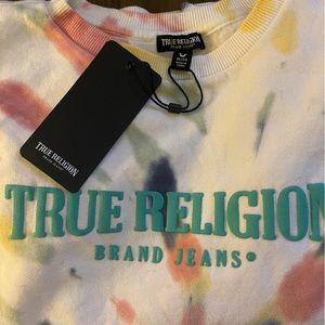 New w/ Tags—True Religion Tye Dye Crewneck Sweatershirt